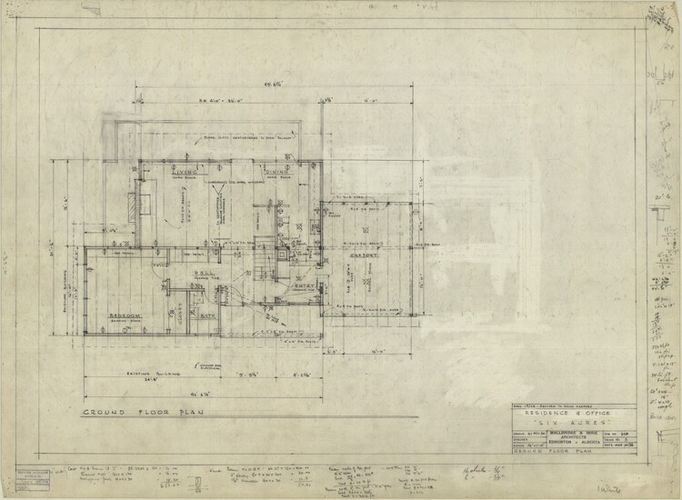 Imrie House architect drawing