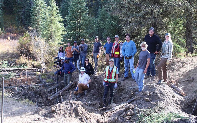 Ghost Watershed Alliance Society volunteers active in the watershed.