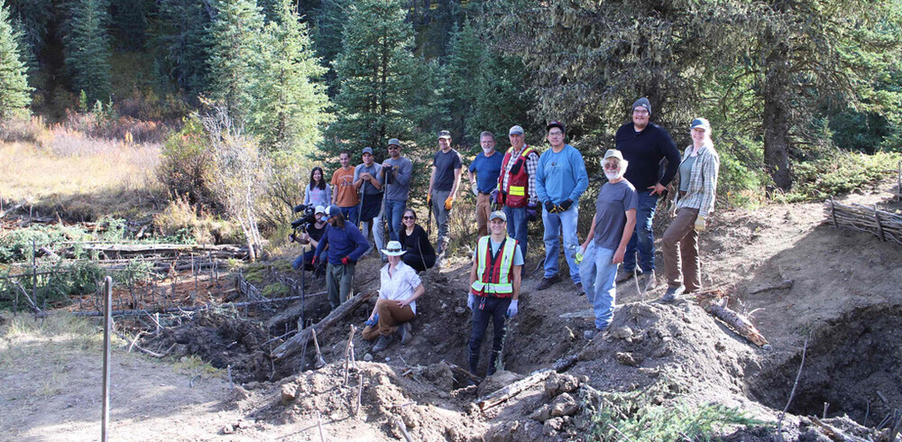 Ghost Watershed Alliance Society volunteers active in the watershed.