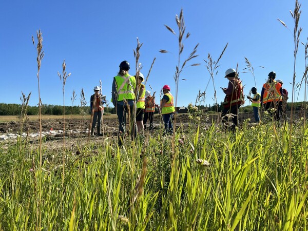 Milena took part in a week-long wetland construction and restoration course offered by the U of A.