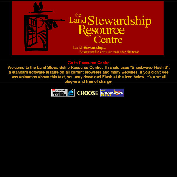 Land Stewardship Centre Resource Centre launches in 1999